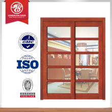 Excellent quality low price main wood glass door /sliding glass door